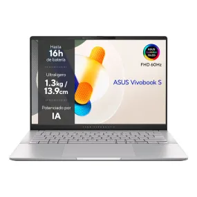 Laptop Asus VivoBook S 14 OLED M5406NA-QD082W 14" 16 GB RAM 512 GB SSD Spanish Qwerty AMD Ryzen 5 7535HS