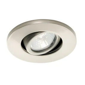 Led Low Voltage Miniature Recessed in Brushed Nickel