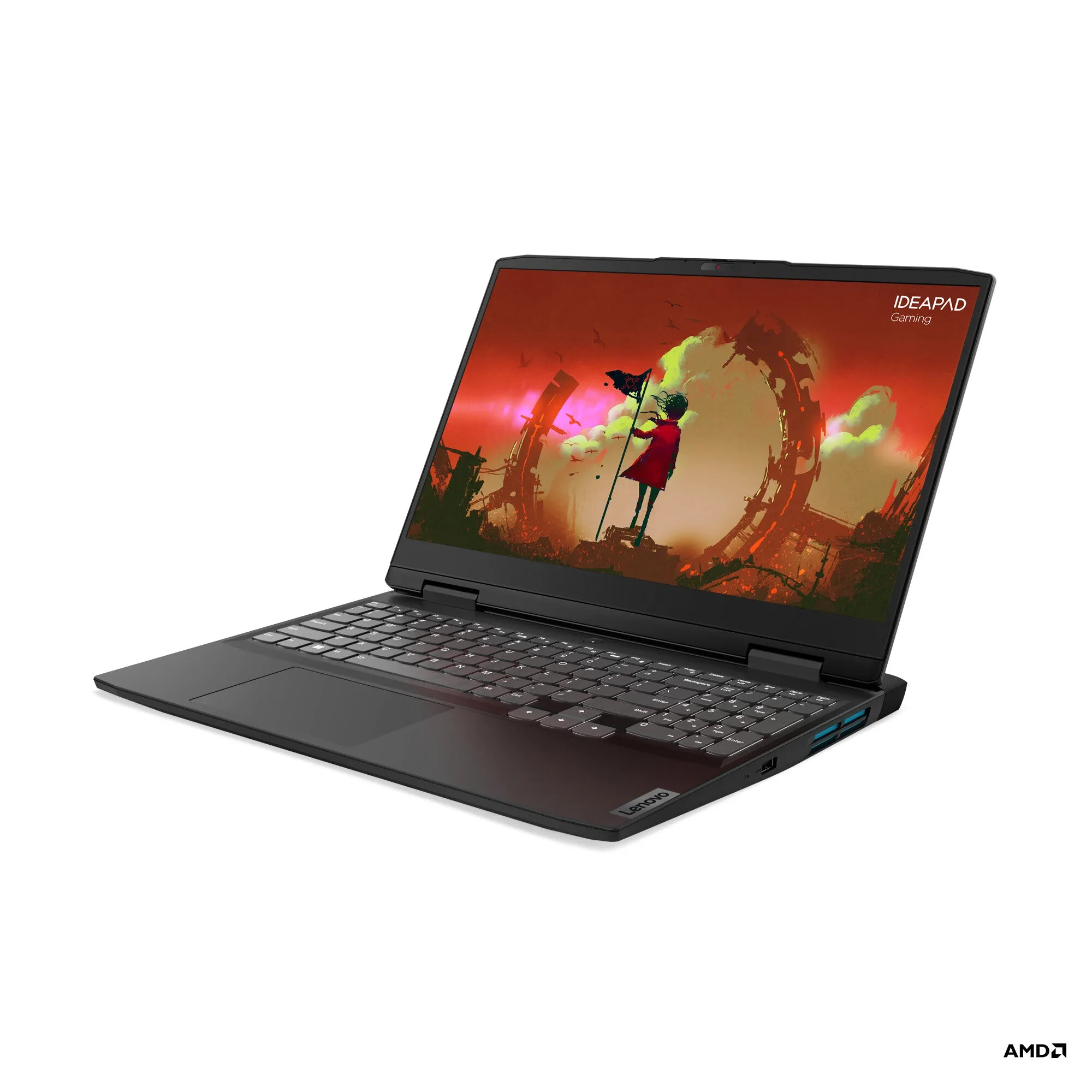 Lenovo IdeaPad Gaming 3 15ARH7 AMD Ryzen™ 5 6600H Laptop 39.6 cm (15.6") Full HD 8 GB DDR5-SDRAM 512 GB SSD NVIDIA GeForce RTX 3050 Ti Wi-Fi 6 (802.11ax) Windows 11 Home Grey