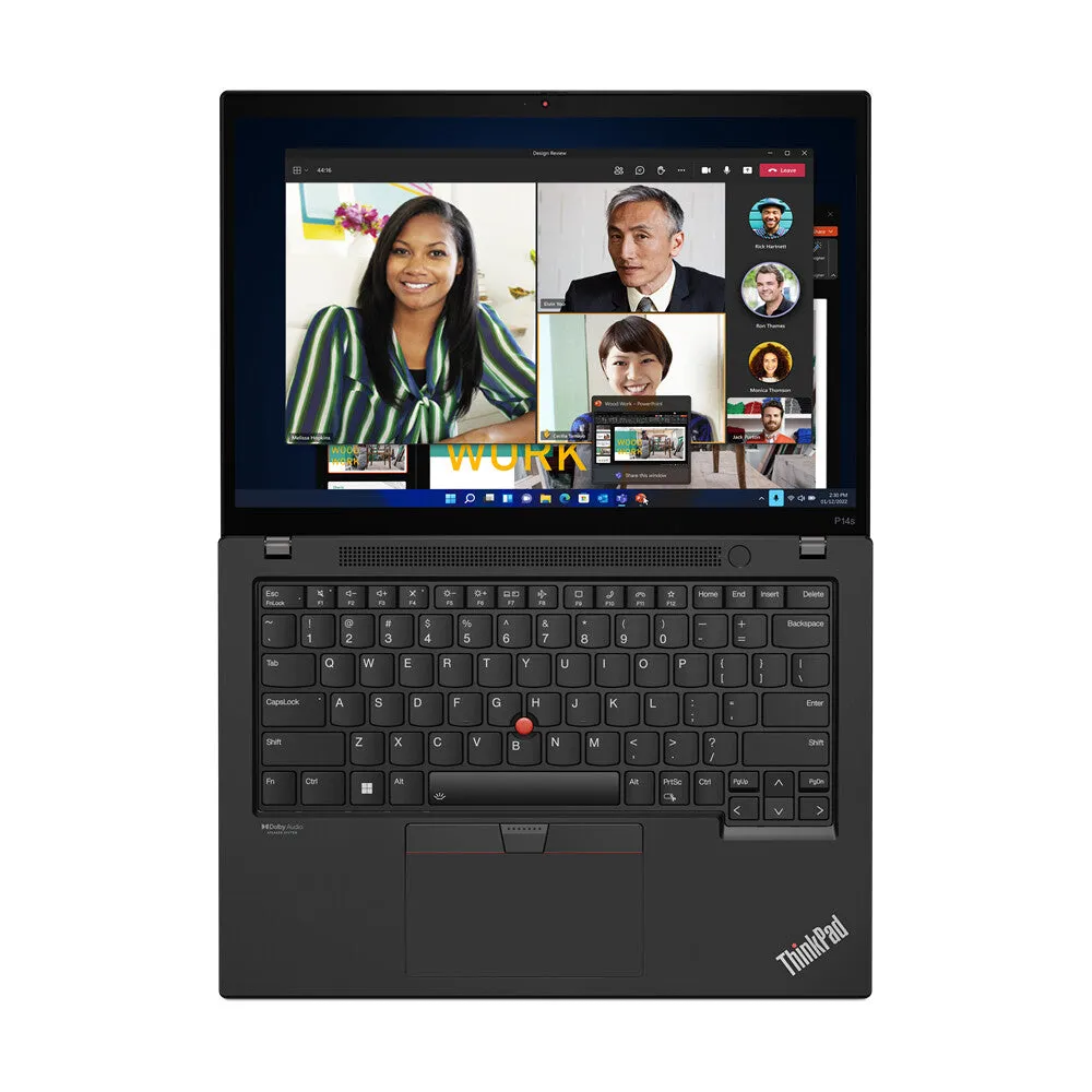 Lenovo ThinkPad P14s Gen 3 (Intel) Intel® Core™ i7 i7-1260P Mobile workstation 35.6 cm (14") WUXGA 16 GB DDR4-SDRAM 1 TB SSD NVIDIA Quadro T550 Wi-Fi 6E (802.11ax) Windows 11 Pro Black