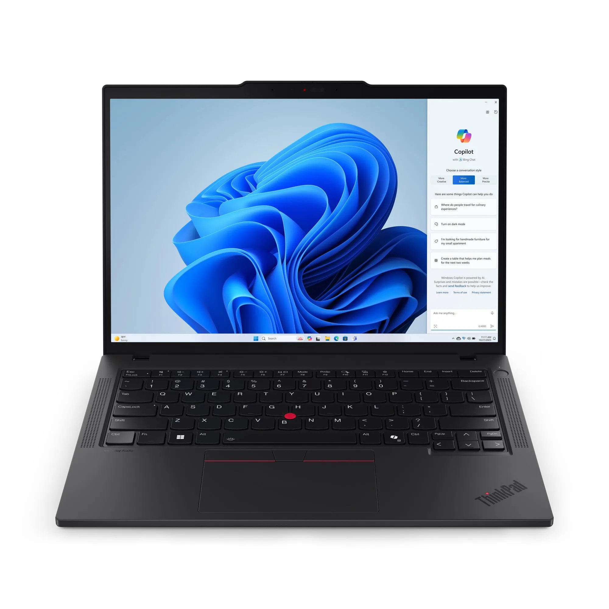 Lenovo Thinkpad T14 Gen 5 21Ml - 180-Degree Hinge Design - Intel Core Ultra 5 - 125U / Up To 4.3 Ghz - Win 11 Pro - Inte