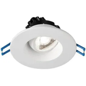 Lotus LED Lights - 3 Inch Regressed - Round Gimbal LED Downlight - 15 Degree Beam Angle - 20 Degree Tilt - 360 Degree Rotation