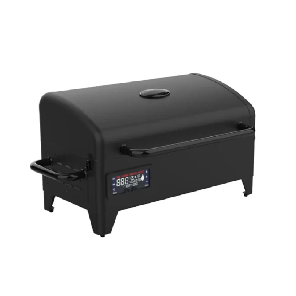 Louisiana Grills Black Label 300 Portable Wood Pellet Table Top Grill Black