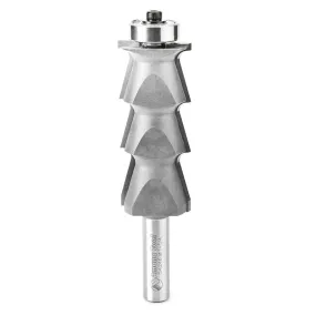 Louver Router Bit | 5⁄32 Radius x 1 1⁄4 Dia x 2 29⁄32 x 1⁄2" Shank | 54246 | 738685542460