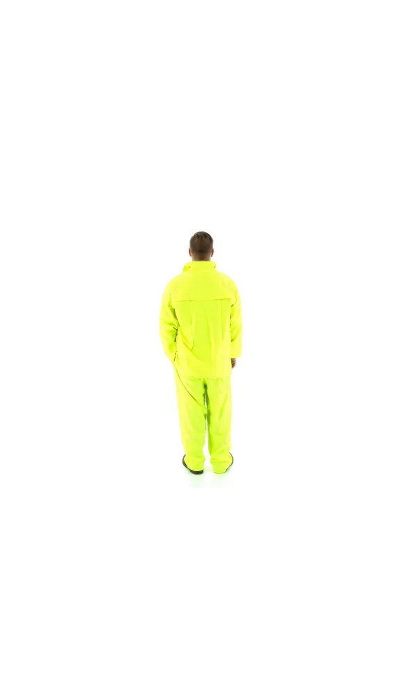 Majestic 71-2040 2-Piece Hooded Yellow Rain Suit