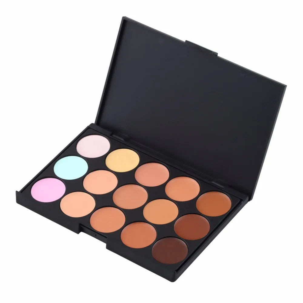 Make Up Palette Concealer Professional 15 Color Matte Make Up Cream Camouflage Concealer makeup Palette for Make-up Eye Shadow