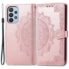 Mandala Samsung Galaxy A23 Flip case - Rose Gold