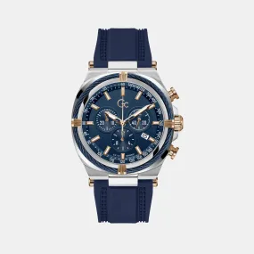 Men's Blue Chronograph Silicone Watch Z32003G7MF