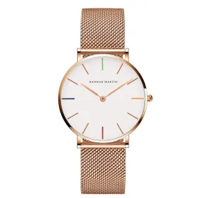 Mesh Strap Waterproof Women's Watch