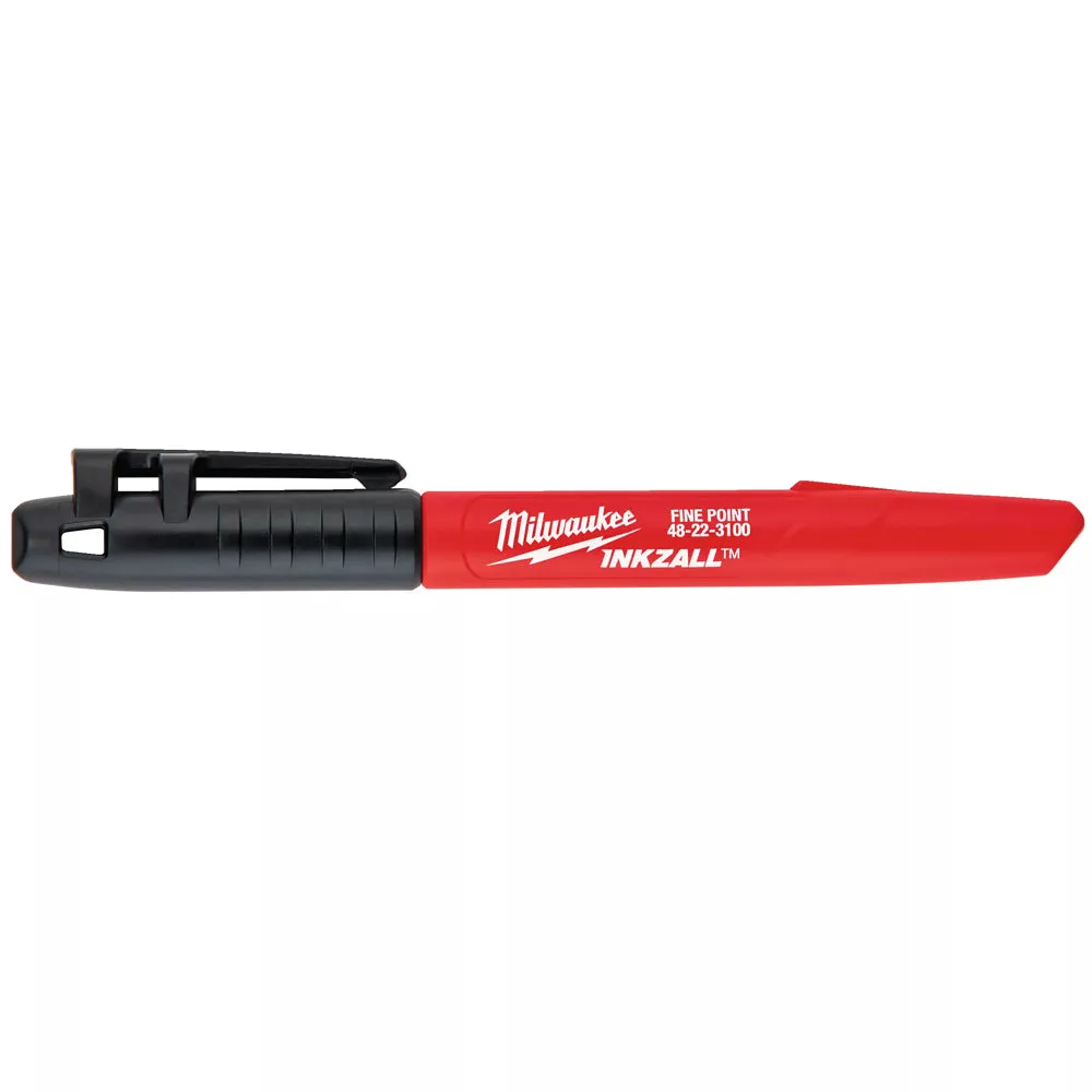 Milwaukee Inkzall Jobsite Chisel Point Marker Pen Black 48223103