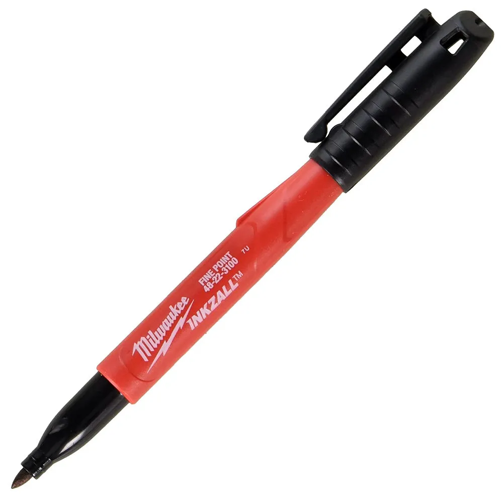 Milwaukee Inkzall Jobsite Chisel Point Marker Pen Black 48223103