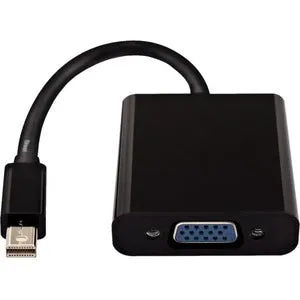 Mini Dp To Vga Adapter Black