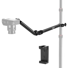 NEEWER DS009 Overhead Camera Mount Arm with Phone Clip