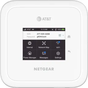 NETGEAR - Nighthawk M6 5G Mobile Hotspot (AT&T) - White