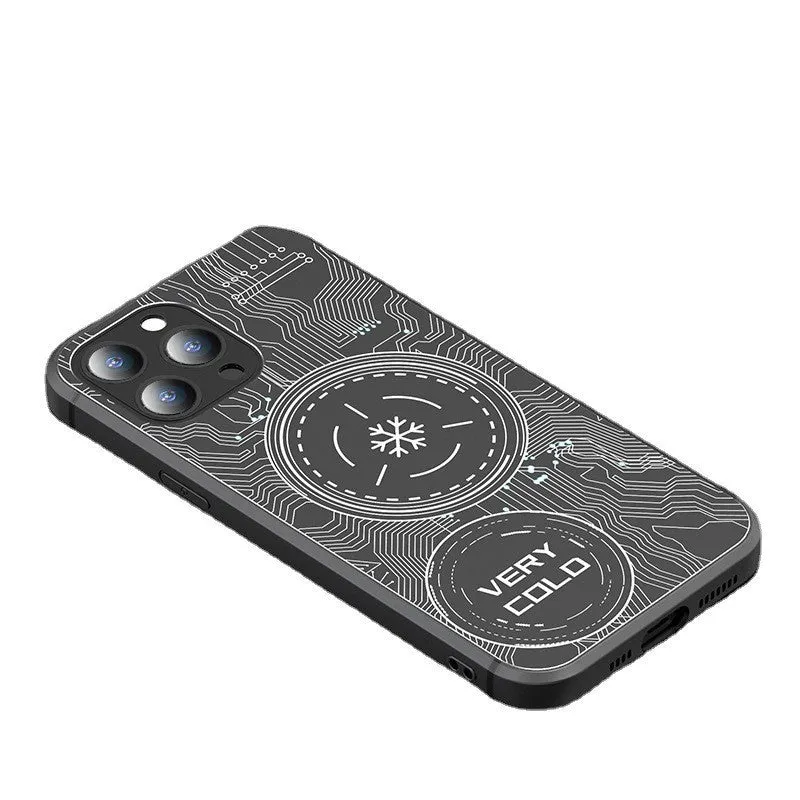 New Graphene Magnetic Absorption Phone Case Heat Dissipation For IPhone