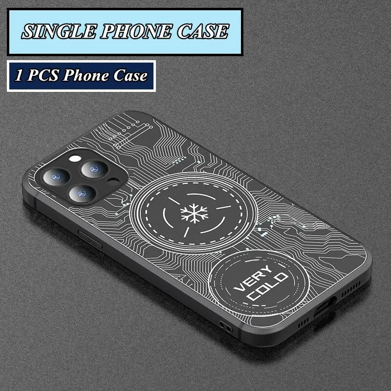 New Graphene Magnetic Absorption Phone Case Heat Dissipation For IPhone