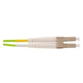 OM5 Wideband Multi-mode Fiber Optic Cable, LC/LC, WDM, Duplex, Lime Green, 50/125, 30 meter (98.4 foot)