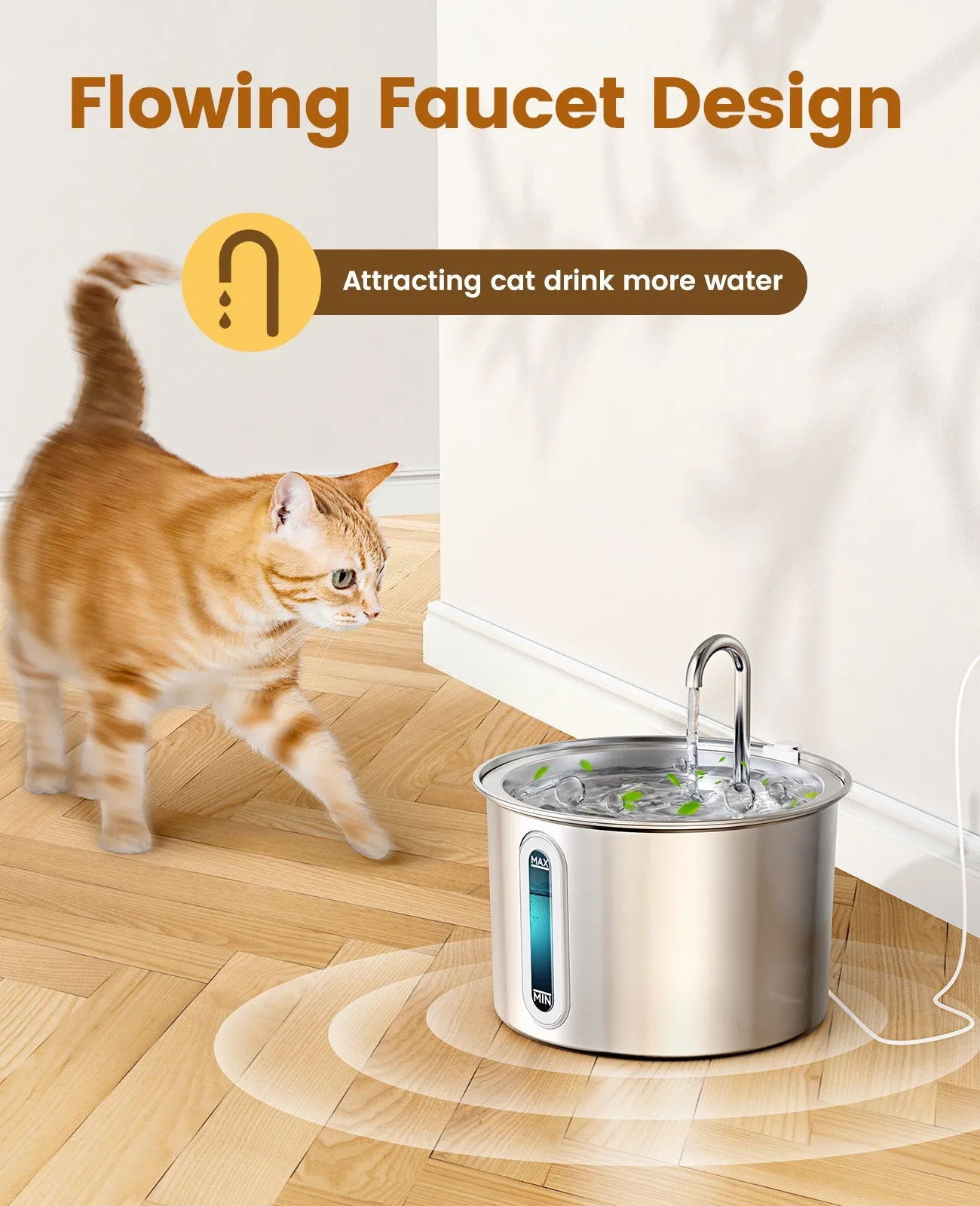 Oneisall 3.5L Automatic Cat Feeder with 2.4G Wi-Fi & APP Control