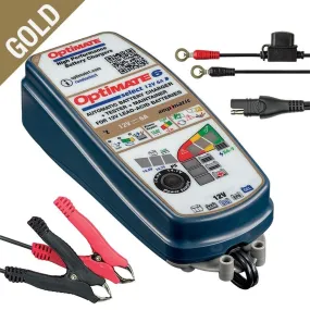 Optimate 6 Select - 12V 6A, TM-371, 9-Step Gold Series Battery Saving Charger