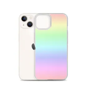 Pastel Rainbow iPhone 14 13 12 Pro Max Case, Ombre Tie Dye Print Cute Gift Aesthetic iPhone 11 Mini SE 2020 XS Max XR X 8 7 Plus Cell Phone