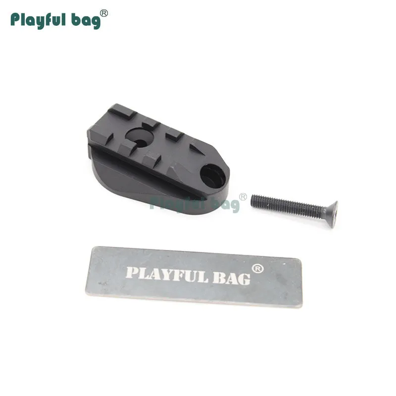 Playful bag CS game AEG turn to 20mm rail adapter base for Toy MPXMCXAR Upgraded DIY toy accessories AEG 20MM base AQB85