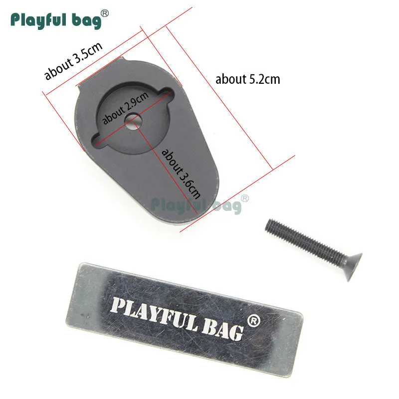 Playful bag CS game AEG turn to 20mm rail adapter base for Toy MPXMCXAR Upgraded DIY toy accessories AEG 20MM base AQB85