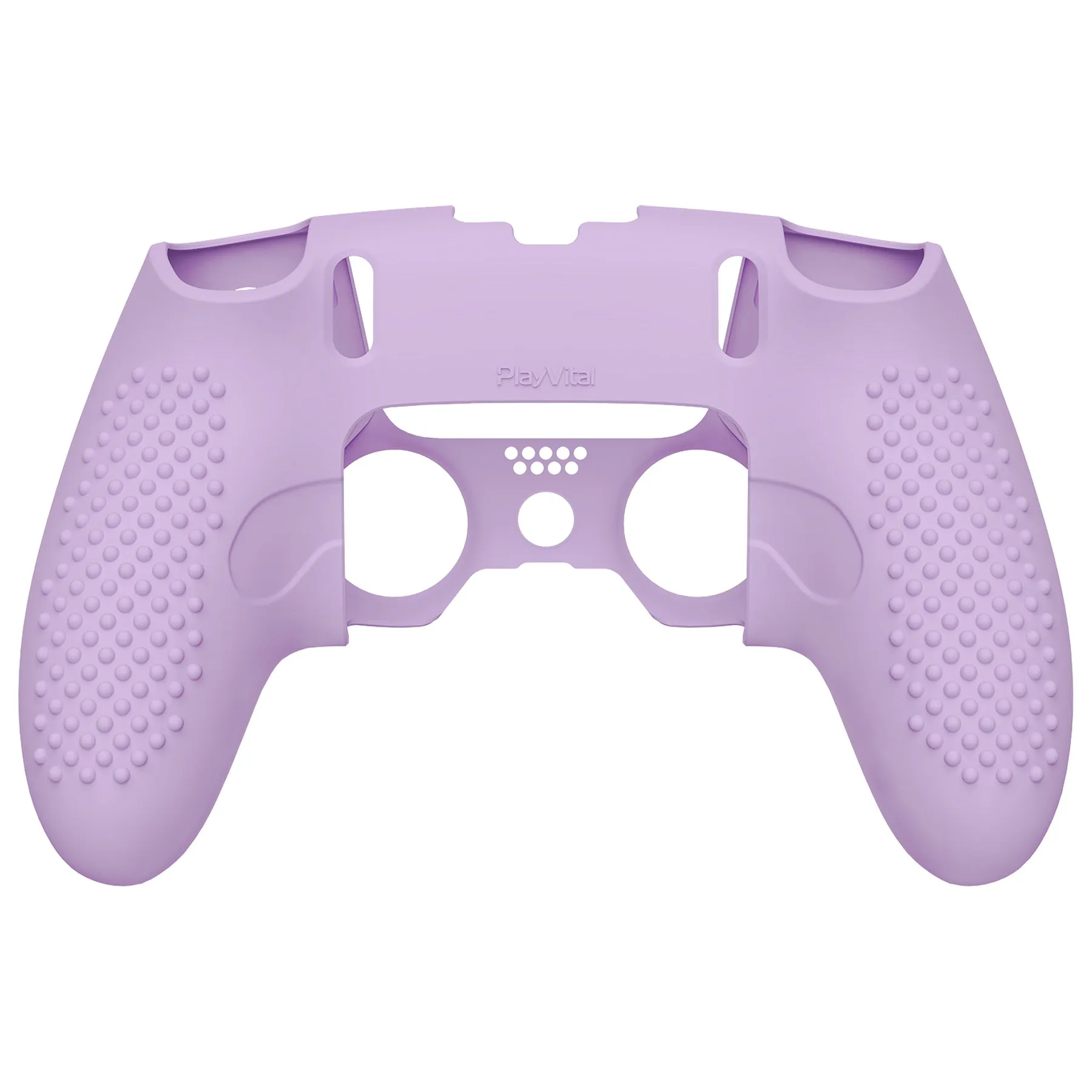 PlayVital 3D Studded Edition Anti-Slip Silicone Cover Case for ps5 Edge Controller, Soft Rubber Protector Skin for ps5 Edge Wireless Controller with 6 Thumb Grip Caps - Mauve Purple - ETPFP011