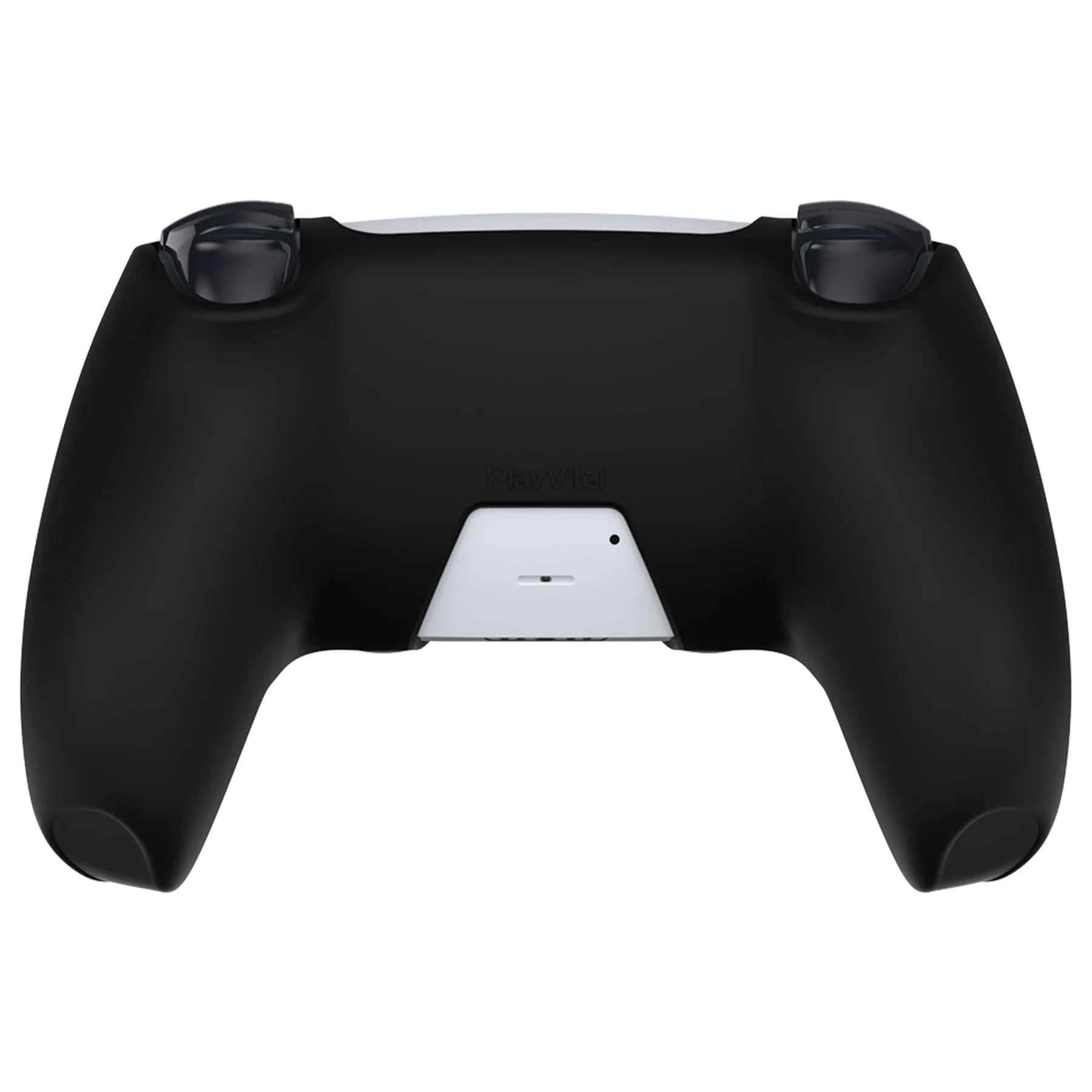 PlayVital Pure Series Carving Skull Dockable Model Anti-Slip Silicone Cover Skin with 6 Thumb Grip Caps for ps5 Controller Fits with Charging Station - EKPFL006