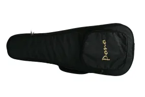 Pono Slim Padded Black Ukulele Gig Bag Case - TENOR