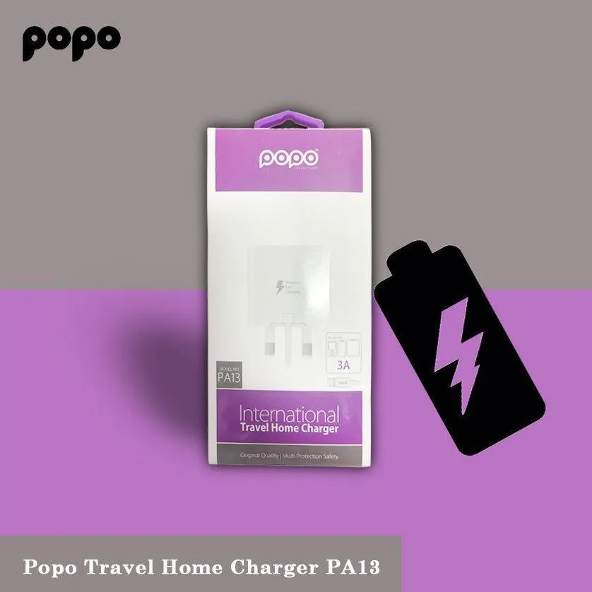 Popo Travel Home Charger PA13 Type-C - Good Quality