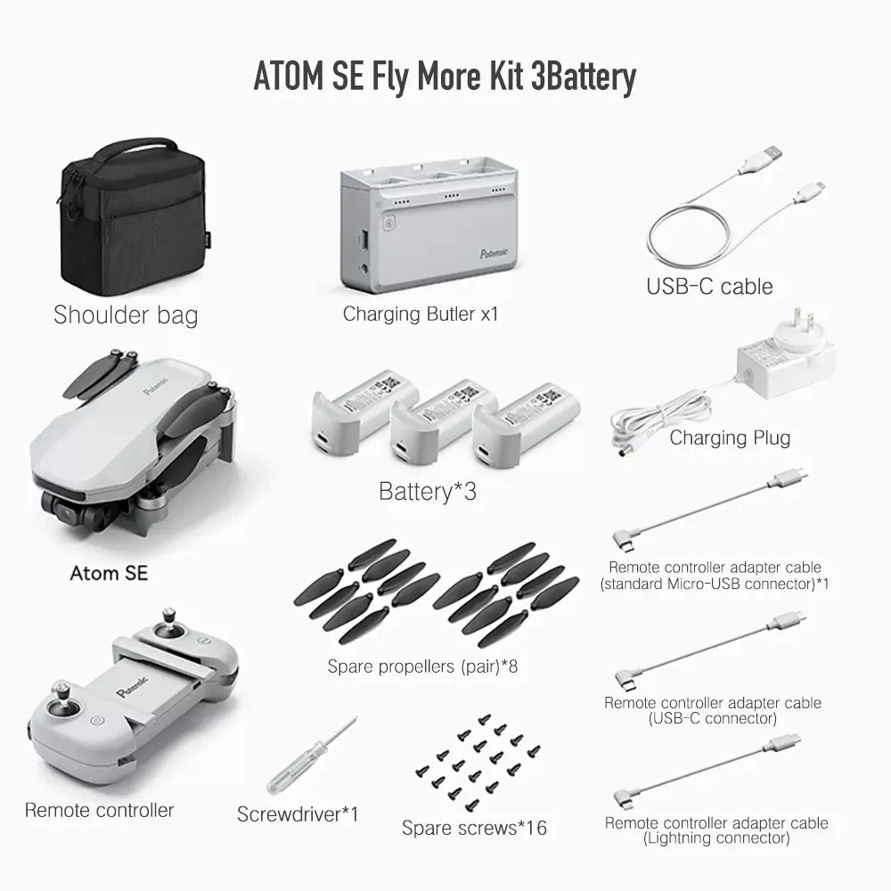 Potensic ATOM SE 4K Drone EIS HD Camera 249g 4KM Transmission GPS Tracking 4K/30FPS Quadcopter