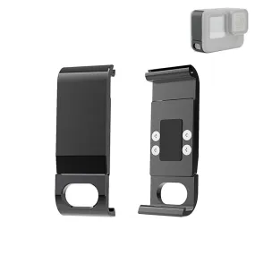 PULUZ Metal Battery Side Interface Cover for GoPro HERO13 Black /12 Black /11 Black /10 Black /9 Black(Black)