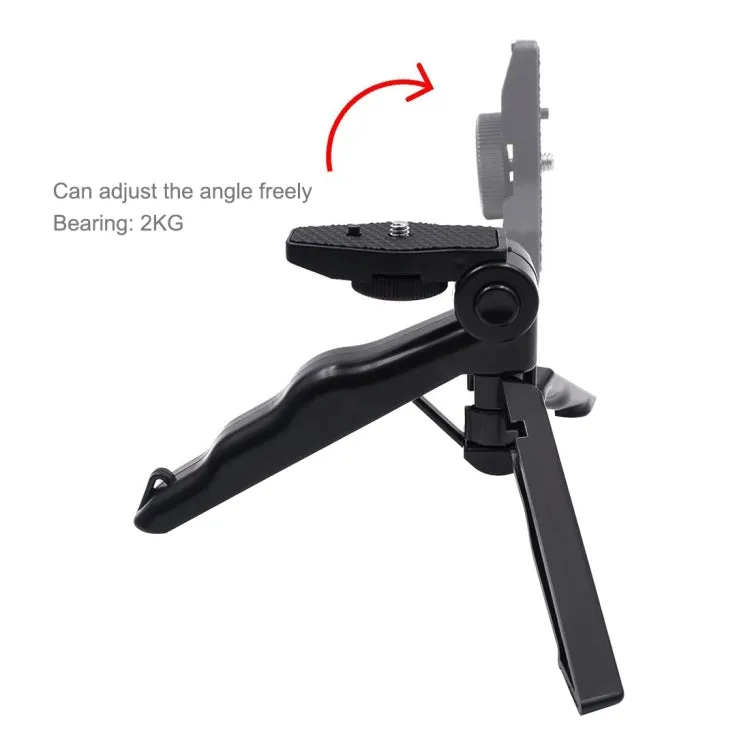 PULUZ Smartphone Fixing Clamp 1/4 inch Holder Mount Bracket   Grip Folding Tripod Mount Kits for DJI OSMO Pocket / Pocket 2