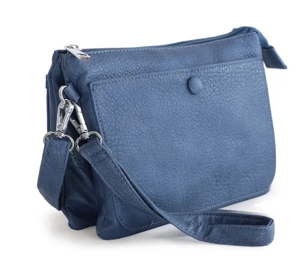 "Timeless" 4 Pocket Crossbody Purse