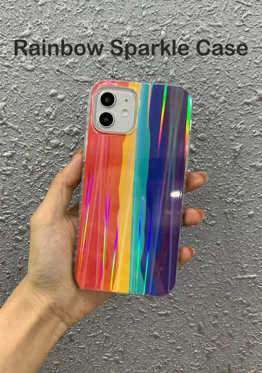 Rainbow Shiny Hard Case For Redmi