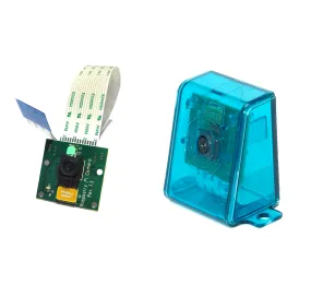 Raspberry Pi Camera with Protective Case - Blue