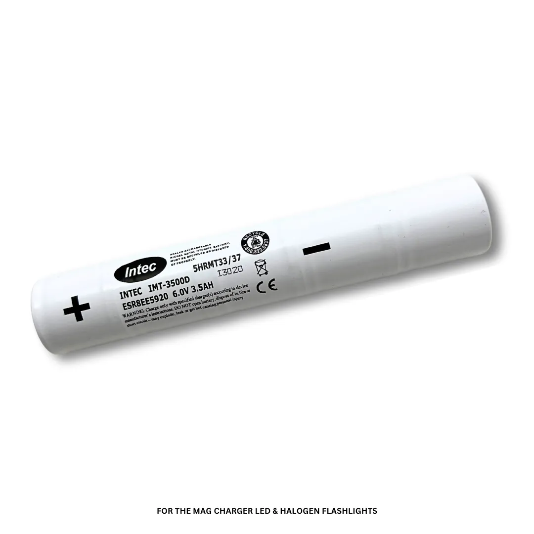 Replacement NiMH Battery for Mag Charger LED & Halogen Flashlights