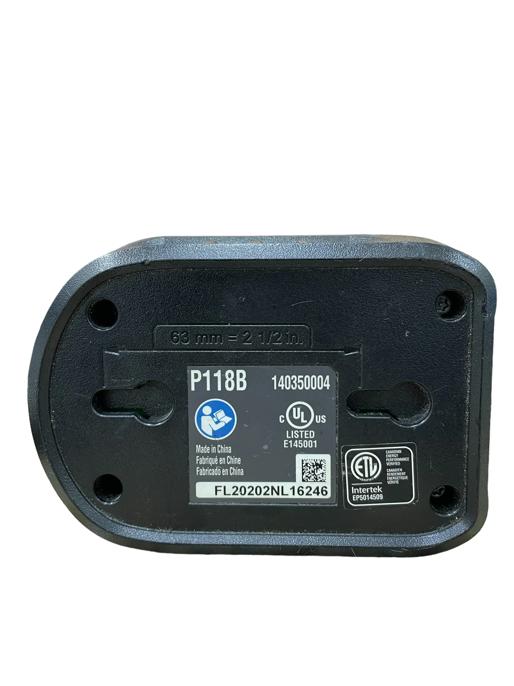 Ryobi P118B 18V Battery Charger and Battery