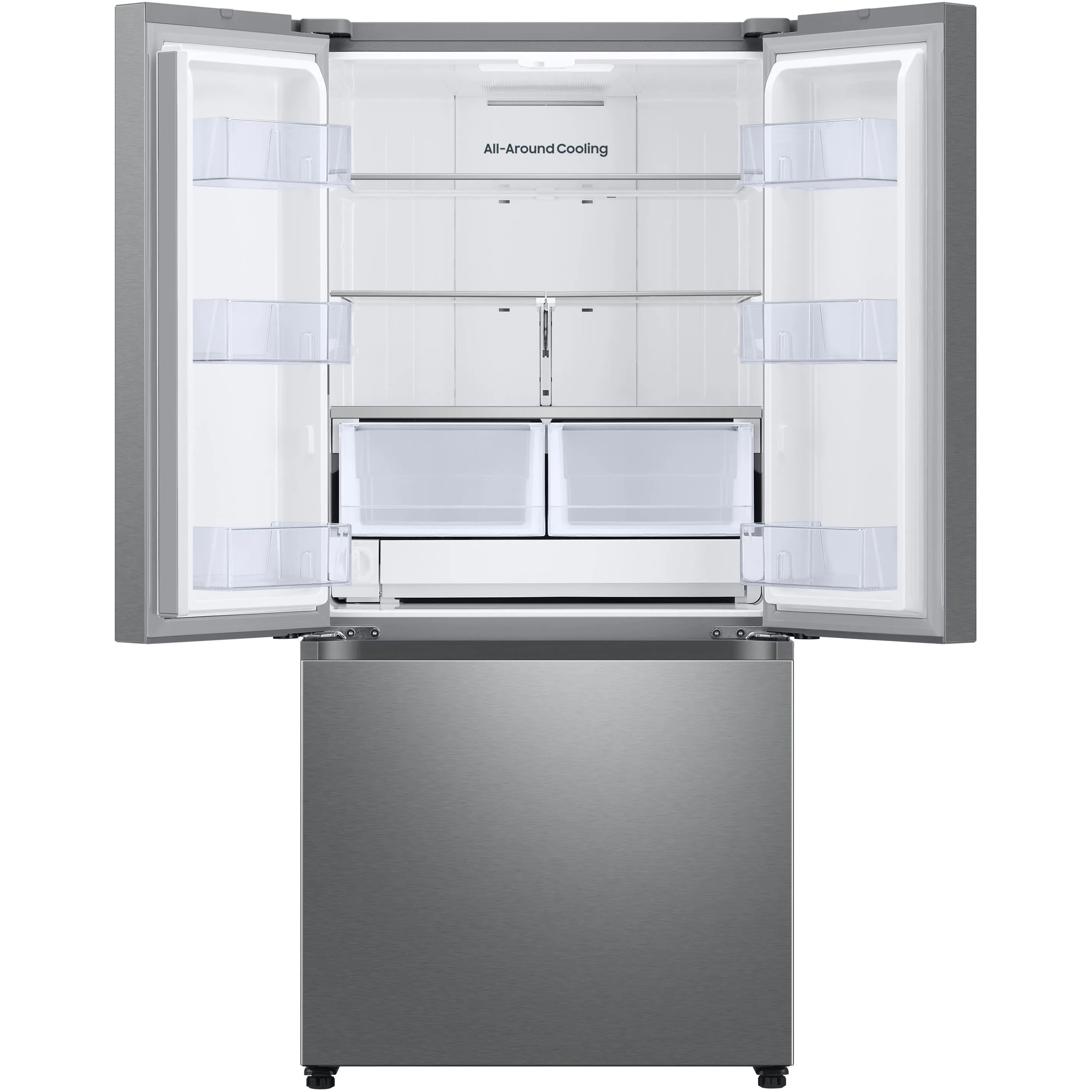 Samsung 33-inch, 25 cu. ft. French 3-Door Refrigerator with Dual Auto Ice Maker with Ice Bites™ RF25C5151SR/AA