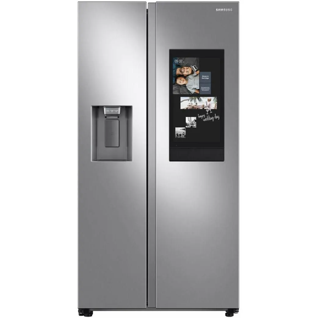 Samsung 36-inch, 21.5 cu.ft. Counter-Depth Side-by-Side Refrigerator with Family Hub™ RS22T5561SR/AC