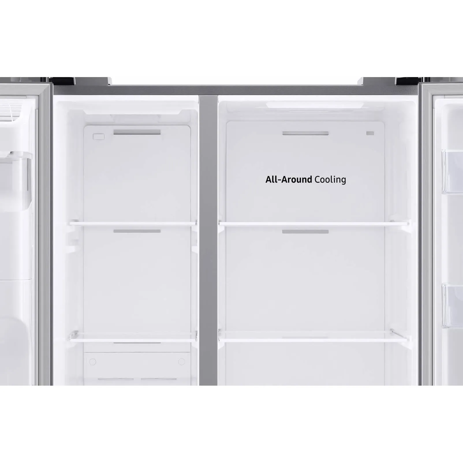 Samsung 36-inch, 21.5 cu.ft. Counter-Depth Side-by-Side Refrigerator with Family Hub™ RS22T5561SR/AC