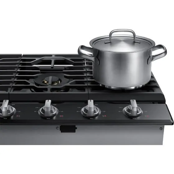 Samsung 36-inch Built-in Gas Cooktop with Wi-Fi and Bluetooth Connected NA36N7755TG/AA