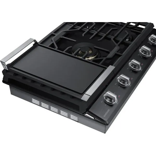 Samsung 36-inch Built-in Gas Cooktop with Wi-Fi and Bluetooth Connected NA36N7755TG/AA