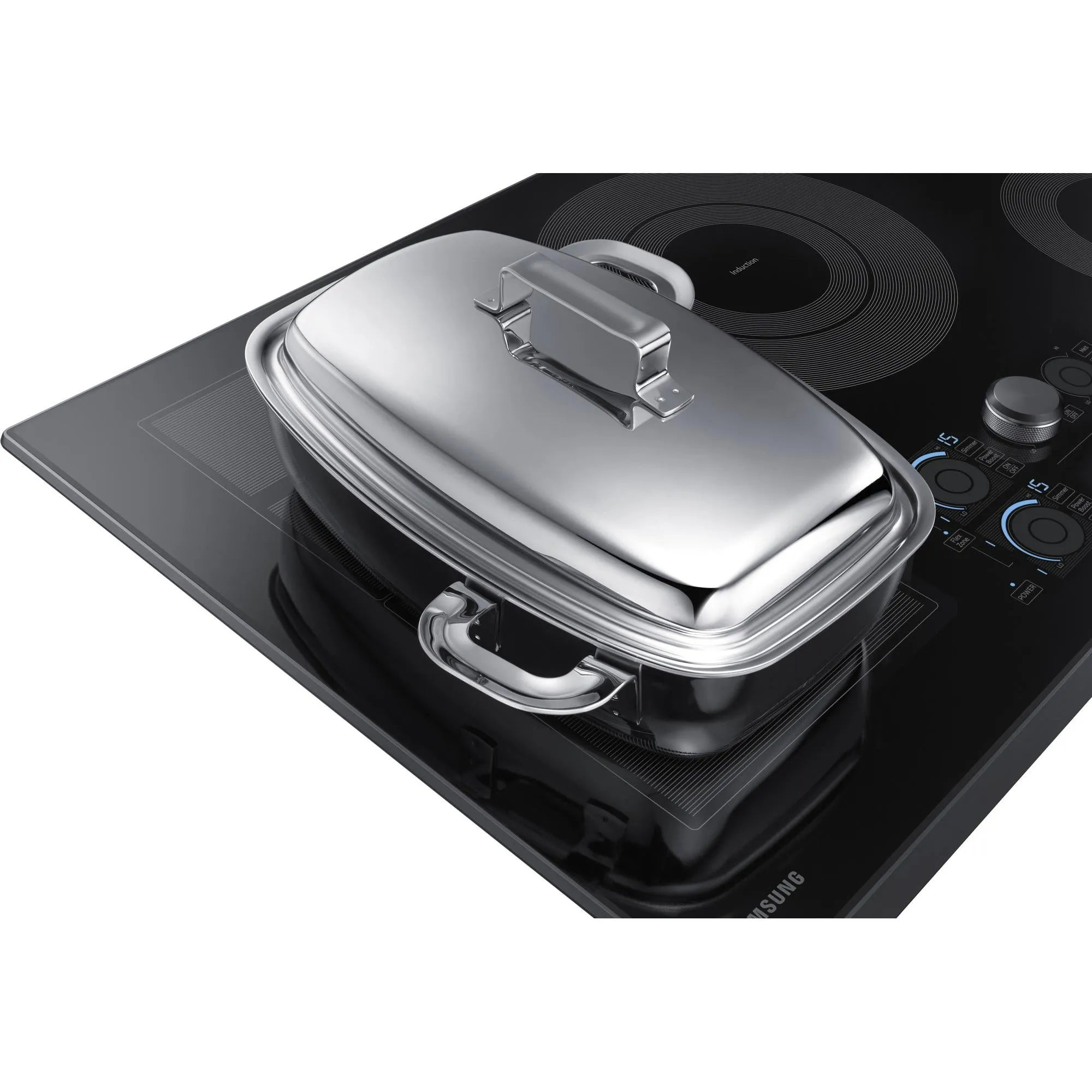 Samsung 36-inch Built-in Induction Cooktop with Virtual Flame Technology™ NZ36K7880UG/AA