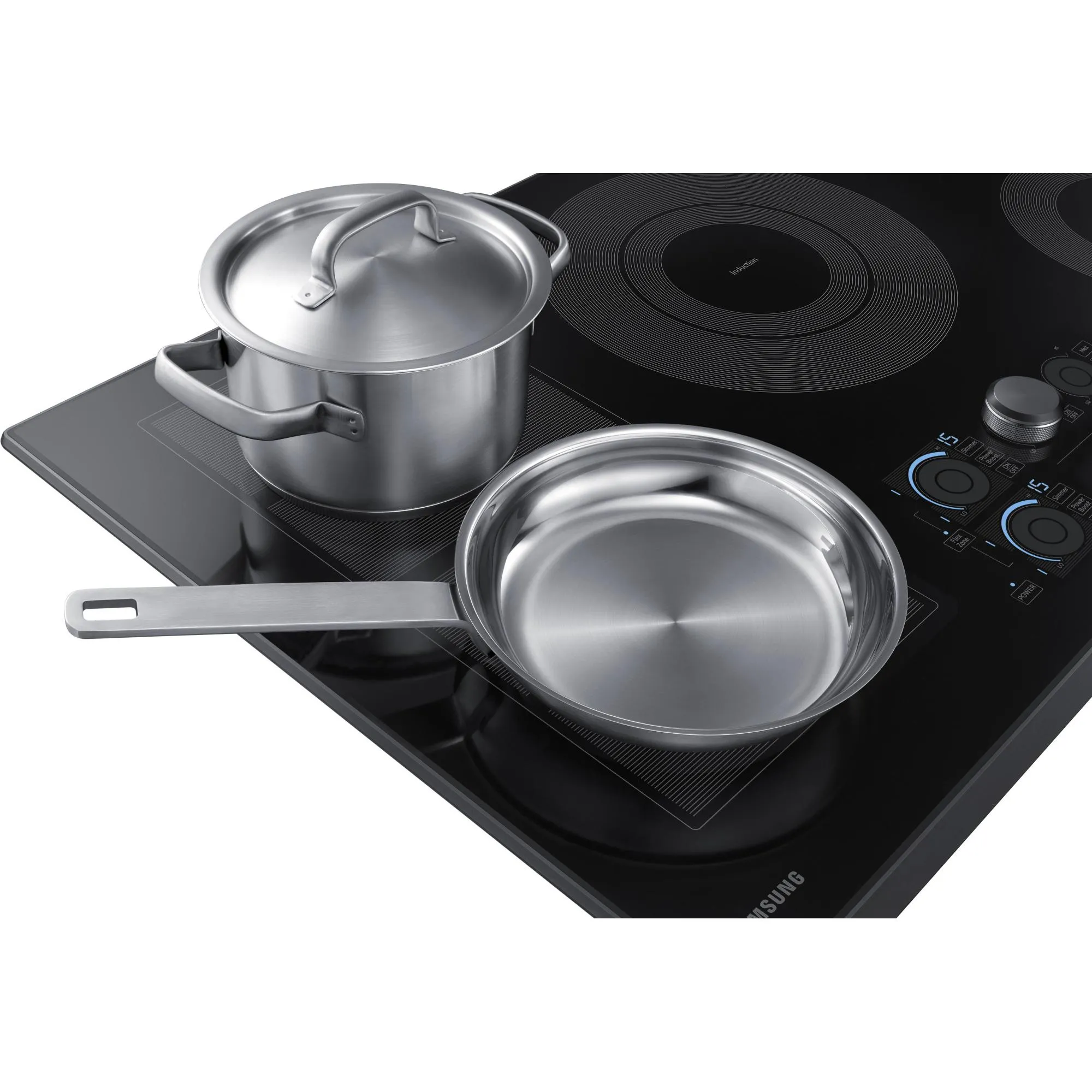 Samsung 36-inch Built-in Induction Cooktop with Virtual Flame Technology™ NZ36K7880UG/AA