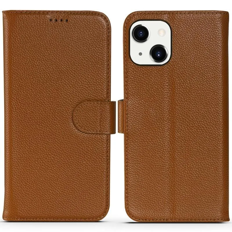 Samsung Galaxy S10E Genuine Leather Flip Folio Book Wallet Case