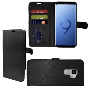 Samsung Galaxy S10E Genuine Leather Flip Folio Book Wallet Case