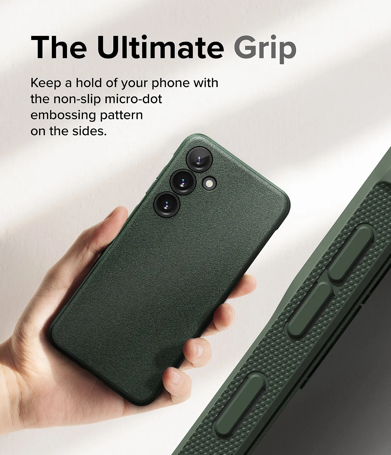 Samsung Galaxy S24 Case Cover | Onyx Series |Dark Green