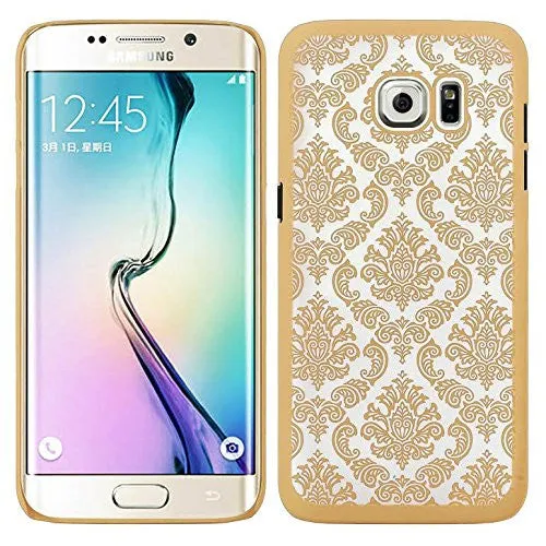 Samsung Galaxy S6 Edge Plus Ultra Slim Damask Vintage Case Cover for Galaxy S6 Edge Plus - Gold