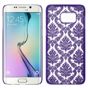 Samsung Galaxy S6 Edge Ultra Slim Damask Vintage Case - Purple